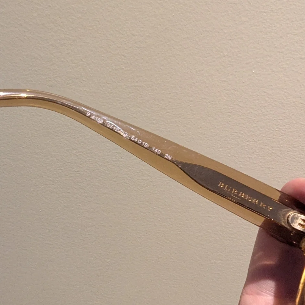 Burberry Women's Brown Gold Sunglasses - Picture 16 of 16